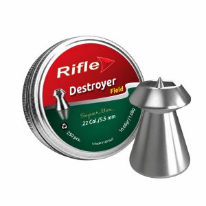 Rifle Destroyer .22 5.50mm Field Piercing Airgun Pellets 16.66gr – Tin of 250