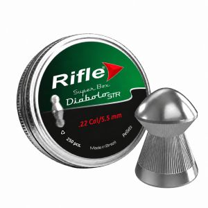 Rifle Diabolo STR .22 5.5mm Domed Airgun Pellets 13.90gr – Tin of 250