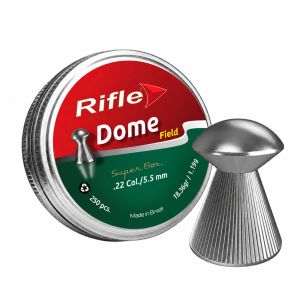 Rifle Dome Field .22 5.50mm Domed Airgun Pellets 18.36gr – Tin of 250