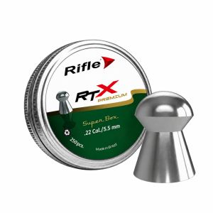 Rifle Premium RTX .22 5.50mm Heavy Domed Airgun Pellets 18.13gr – Tin of 250