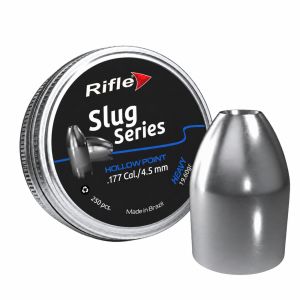 Rifle Slug .177 4.50mm Heavy Hollow Point Airgun Slugs 19.60gr – Tin of 250