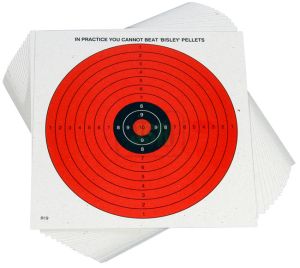 14cm Bisley Day-glo Airgun Targets