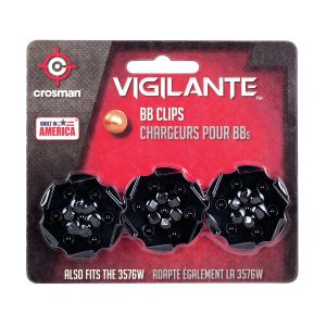 3 x Crosman Triple Threat & Vigilante & 357 Steel 4.5mm BB Rotary Clip Magazine Co2 408T