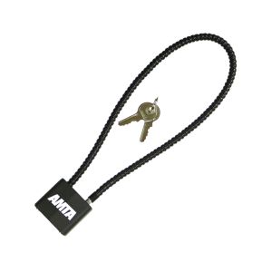 AMTA Coated Steel Cable Gun Lock Trigger Lock Guard Rifle Pistol Metal Design