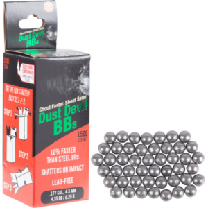 Air Venturi Dust Devil BBs .177 4.5mm BB Pellets Lead Free 4.35gr 1500 Pack