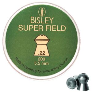 Bisley Super Field .22 5.50mm Pellets Air Rifle Gun 200 Tin Hunting Ammo