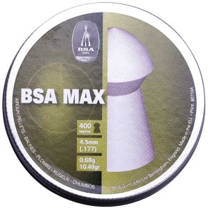 BSA Max Pointed Heavy .177 4.5mm Pellets Airgun Air Rifle Hunting Target 177 [400]