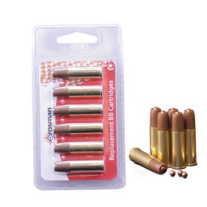 Crosman BB Cartridges / Shells For SNR357 SR357 & Remington RR1875 BB's Co2 Revolver 6 Pack