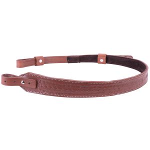 GunTuff Cobra Leather Sling Fully Lined Adjustable Airgun Air Gun Rifle Brown