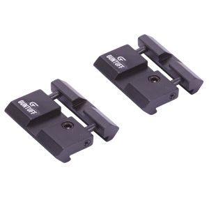 GunTuff 11mm Dovetail To 20mm Weaver Picatinny Snap In Rail Adaptors Mount Converter