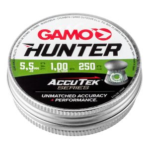 Gamo Hunter AccuTek Pellets .22 5.5mm Air Rifle Pellets Tin 250