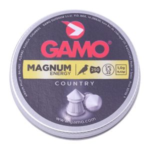 Gamo Magnum Energy Pellets .22 250 Tin Airgun Air Rifle Pistol 6320225
