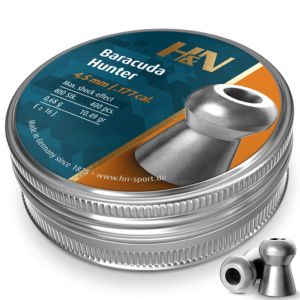 H&N Baracuda Hunter Pellets [.177][4.50][10.49gr][400]