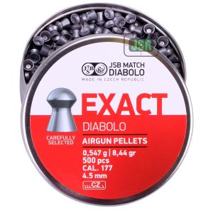JSB Exact Pellets [.177][4.52mm][500] **DAMAGED TIN**