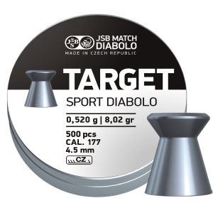 JSB Diabolo Target .177 4.50mm Airgun Pellets 500 Pack Air Rifle Ammo