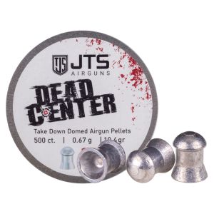 JTS Dead Center Heavy Domed Pellets [.177][10.4gr][500 Tin]