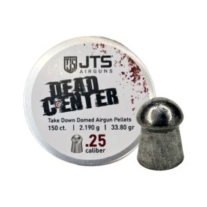 JTS Dead Center Heavy Domed Pellets [.25][33.80gr][150 Tin]
