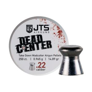 JTS Dead Center Flat Wadcutter Pellets [.22][14.89gr][250 Tin]