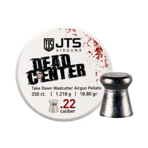 JTS Dead Center Flat Wadcutter Pellets [.22][18.80gr][250 Tin]