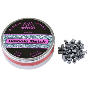 Air Arms MATCH FLAT .177 4.49mm Air Rifle Gun Target Shooting Pellets