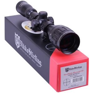 Nikko Stirling Mountmaster 3-9x50 PX ADJ Illuminated Reticule Riflescope With Mounts NMMI3950AO