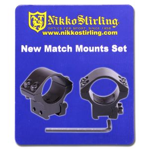 Nikko Stirling 2 Piece Scope Mounts 1"[Low] 11mm 3/8" Dovetail [NSMM138L]