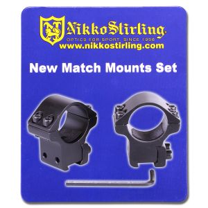 Nikko Stirling 2 Piece Scope Mounts 1"[Medium] 11mm 3/8" Dovetail [NSMM138M]