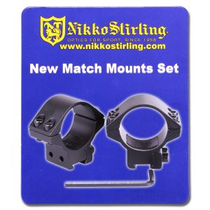 Nikko Stirling 2 Piece Scope Mounts 30mm[Low] 11mm 3/8" Dovetail [NSMM3038L]