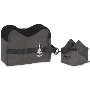 BSA 2 Piece Front & Rear Rifle Air Gun Bench Rest Bag Hunting Target Shooting