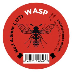 Wasp Domed .177 4.5mm Red Air Rifle Pistol Gun Pellets 500 Tin Airgun Shooting