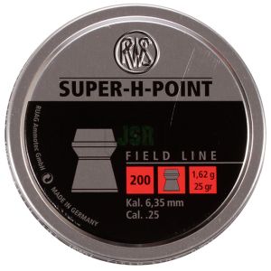 RWS Super Hollow Point Pellets [.25] [200][ 25gr] 231 72 62