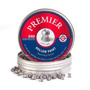 Crosman Premier Hollow Point .177 4.5mm 7.9gr Airgun Pellets 500 Tin Hunting LHP77